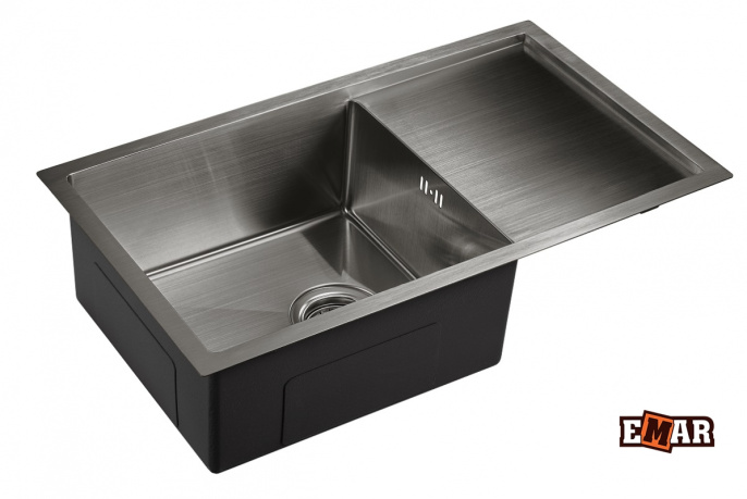 Мойка для кухни EMAR EMB-124 PVD Nano Dark