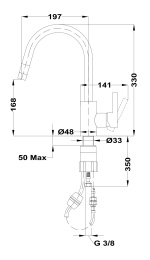 Смеситель для кухни Teka MTP 938 хром