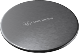 Декоративный элемент для корзинчатого вентиля Omoikiri Dec-GM вороненая сталь