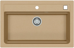 Мойка для кухни Alveus Atrox 40 Beige G55, клапан-автомат