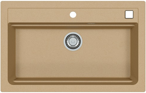 Мойка для кухни Alveus Atrox 40 Beige G55, клапан-автомат