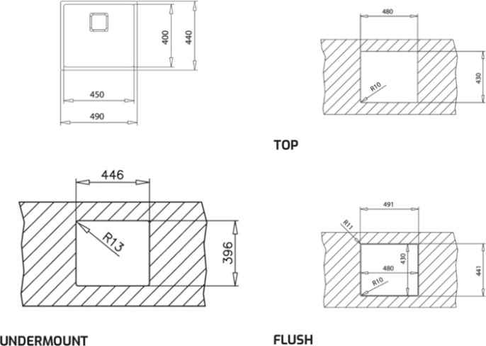 Мойка для кухни Teka Flexlinea RS15 45.40, полированная