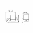 Держатель стакана Kaiser Bronze KH-4105 бронза