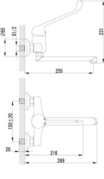 Смеситель для кухни Lemark Project LM4611C