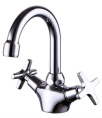Смеситель Kaiser Crystal 28111 хром для умывальника
