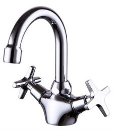 Смеситель Kaiser Crystal 28111 хром для умывальника
