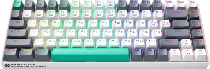 ПРОВОДНАЯ ИГРОВАЯ КЛАВИАТУРА MACHENIKE K500-B84 GREY