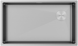 Мойка для кухни Paulmark NEXT-SKEW 74 UNI PM887444-BS нержавеющая сталь
