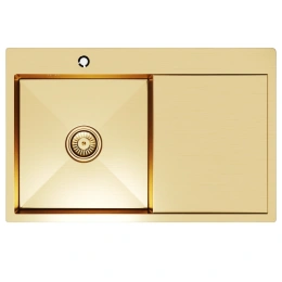 Мойка для кухни  MIXLINE PRO 78х50 чаша левая золото