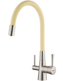 Смеситель для кухни Lemark Comfort LM3075BN-Beige