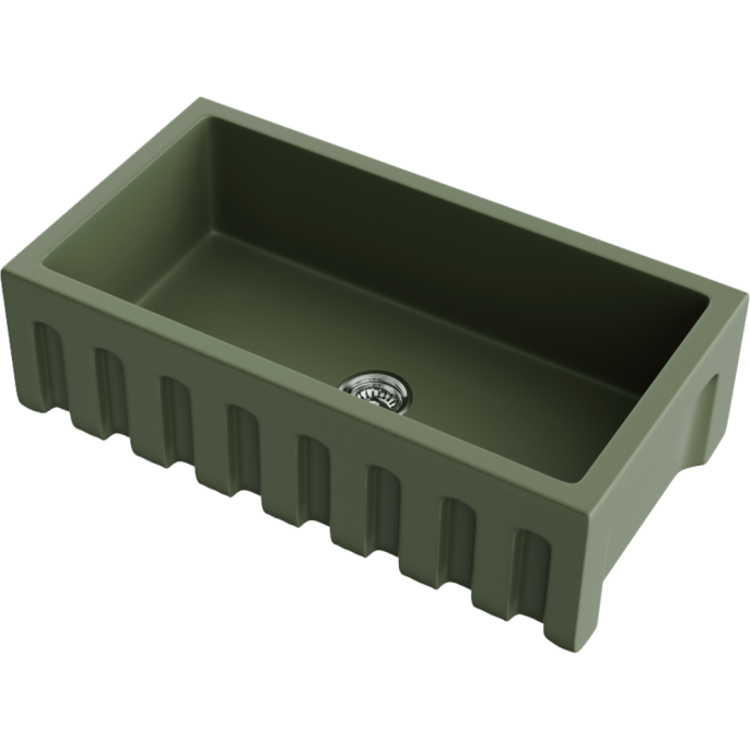 Мойка для кухни Omoikiri Mikura 83-OL Natceramic olive