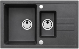 Мойка для кухни Alveus Intermezzo 70 Carbon G91, клапан-автомат