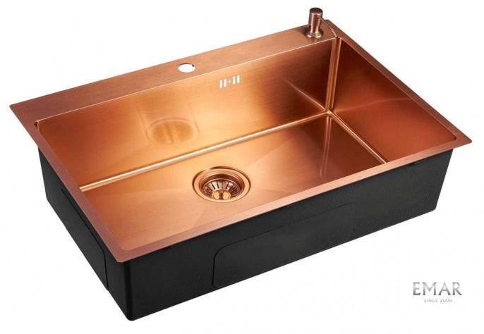 Мойка для кухни EMAR EMB-125A Nano Coppery