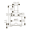 6262 Картридж KАISER *40 SEDAL