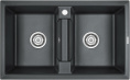 Мойка для кухни Paulmark Tandem 80/2 PM238150-BL черный