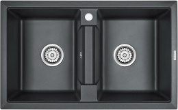Мойка для кухни Paulmark Tandem 80/2 PM238150-BL черный