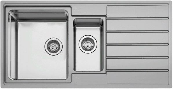 Мойка для кухни Seaman Eco Roma SMR-9750B, без отверстий