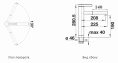 Смеситель для кухни Blanco Linee-S черный