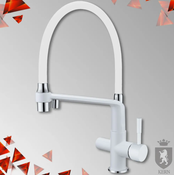 Смеситель для кухни Kern 2094 White
