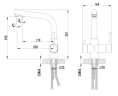 Смеситель для кухни Lemark Comfort LM3061PGR грей