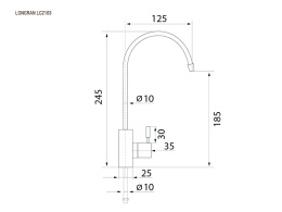 Кран для питьевой воды Longran Logic LC2103 - 38 Terra