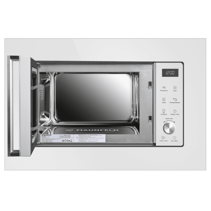 Микроволновая печь встраиваемая MAUNFELD JBMO1225FSGW02