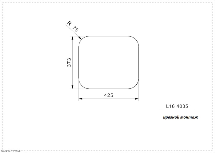 Мойка для кухни Reginox L18 4035 LUX OKG (box)