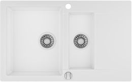 Мойка для кухни Teka Clivo 60 B-TQ white, клапан-автомат