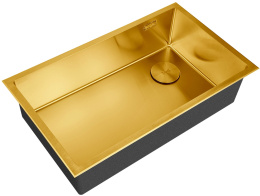 Мойка для кухни Zorg Lux 7444 Bronze бронза с накладкой