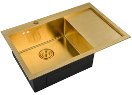 Мойка для кухни Zorg Inox PVD SZR-7851-L Bronze