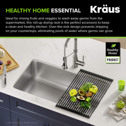 Ролл-мат для мойки Kraus KRM-10AQ Aqua 32.3*52.1