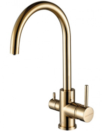 Смеситель для кухни Paulmark Essen Es213211-G золото