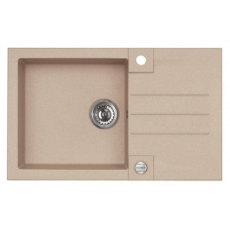 Мойка для кухни Alveus Rock 130 Beige G55, клапан-автомат