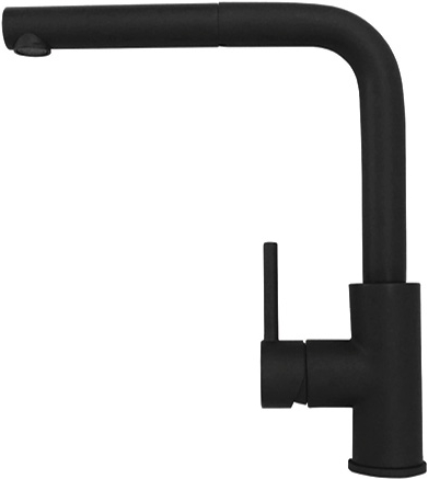 Смеситель для кухни Alveus Zeos-P Black Matt