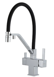Смеситель для кухни с гибким изливом Gappo G4395-60 хром