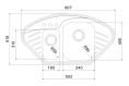 Мойка для кухни Oulin OL-310