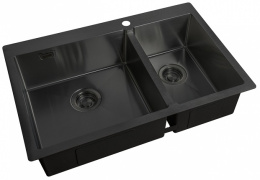 Мойка для кухни Zorg Light ZL R 780-2-510-L Grafit