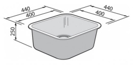 Мойка для кухни Rodi Indus 40 U LUX 3,5"