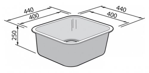 Мойка для кухни Rodi Indus 40 U LUX 3,5"
