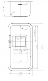 Мойка для кухни Oulin OL-0361 square