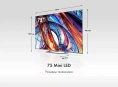 ТЕЛЕВИЗОР HAIER 75 MINI LED