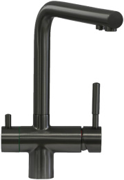 Смеситель для кухни Seaman Visconti SSL-7328 Gun, оружейная сталь