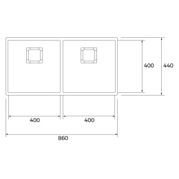 Мойка для кухни Teka Flexlinea RS15 2B 860 PureClean