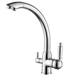Смеситель для кухни Ledeme L4455-3 хром