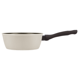 Ковш FILIGRANA EDDA FG18EDD01SP из кованого алюминия со стеклянной крышкой, 18 см