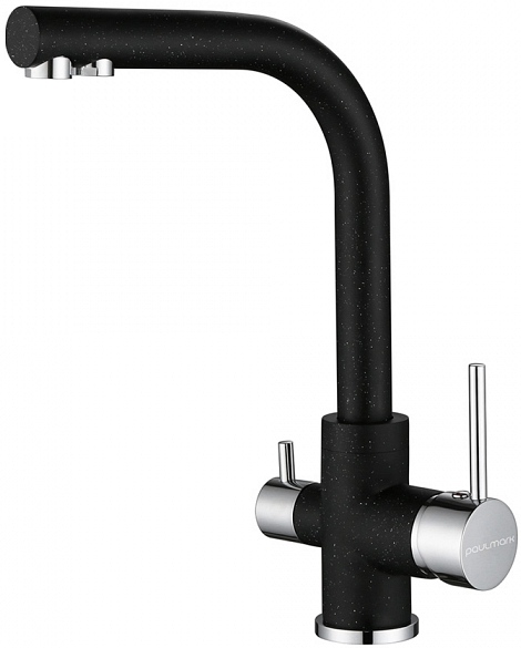 Смеситель для кухни Paulmark Essen Es213011-308 черный