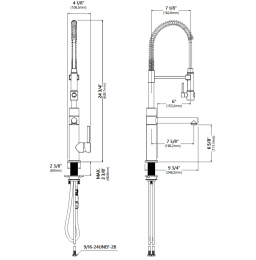 Смеситель для кухни Kraus KPF-1603CH Artec Pro хром