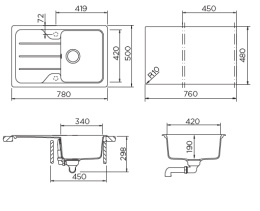 Мойка для кухни Schock Formhaus 45D Cristalite баварский камень