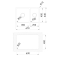 Мойка для кухни Goccia Spazio R25 2130U