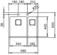 Мойка для кухни Teka Forlinea RS15 2B 580, полированная